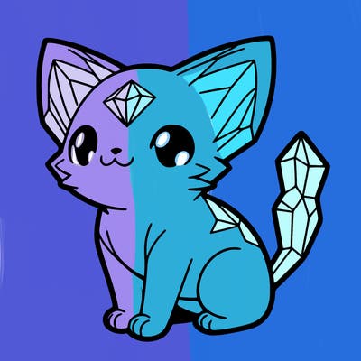 crystal kitten