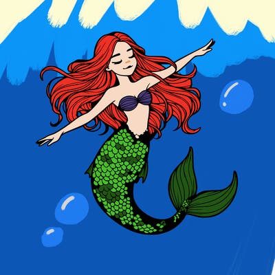 mermaid realistic