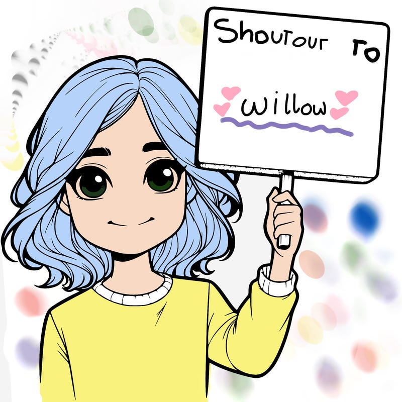 realistic girl holding up a sign