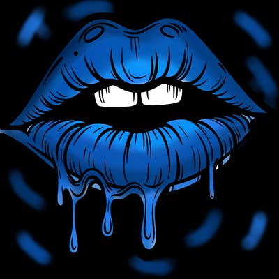 lips that look realistic and drip