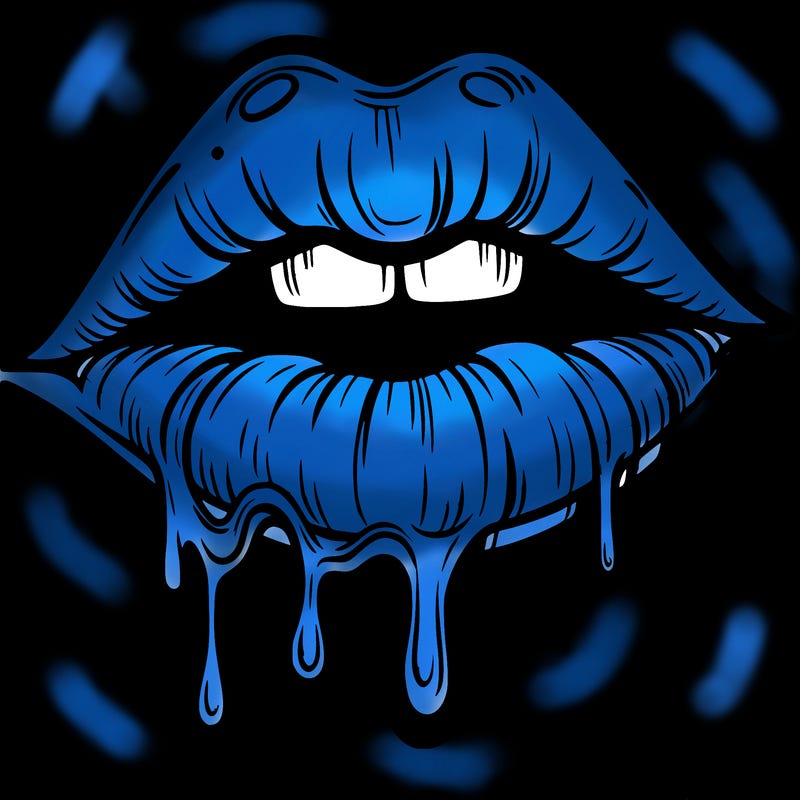 lips that look realistic and drip