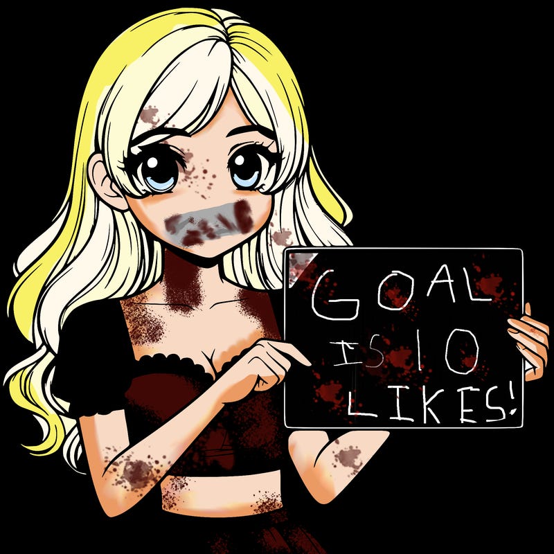 realistic pretty girl holding blank sign