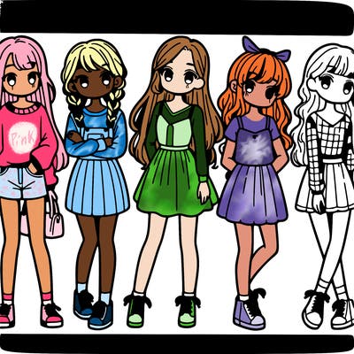 a lot of girls