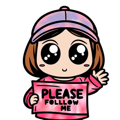 please follow me