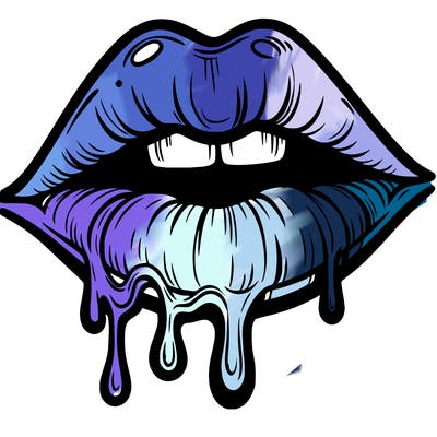 lips that look realistic and drip