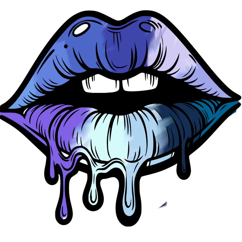 lips that look realistic and drip