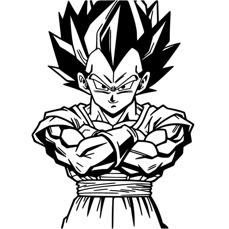 dbz anime vegeta man
