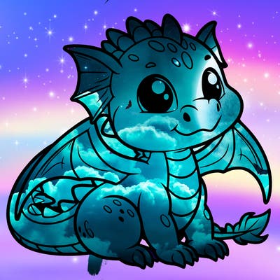 baby dragon.
