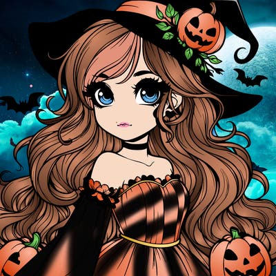 realistic girl halloween