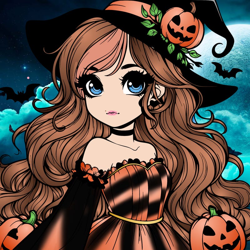 realistic girl halloween