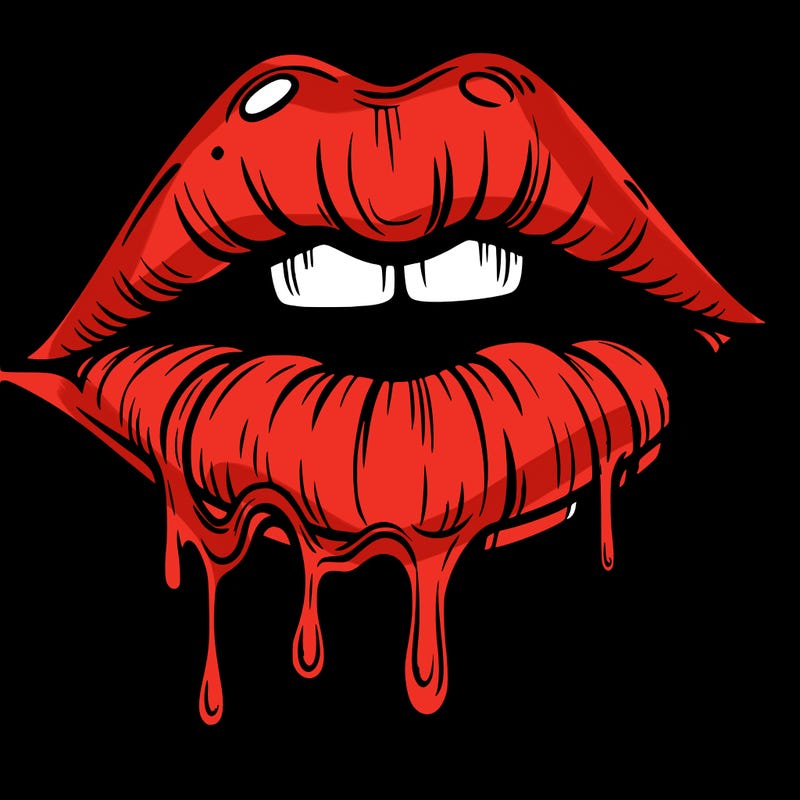 lips that look realistic and drip