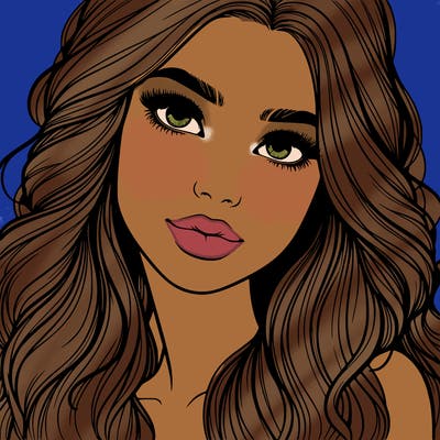 beautiful realistic girl