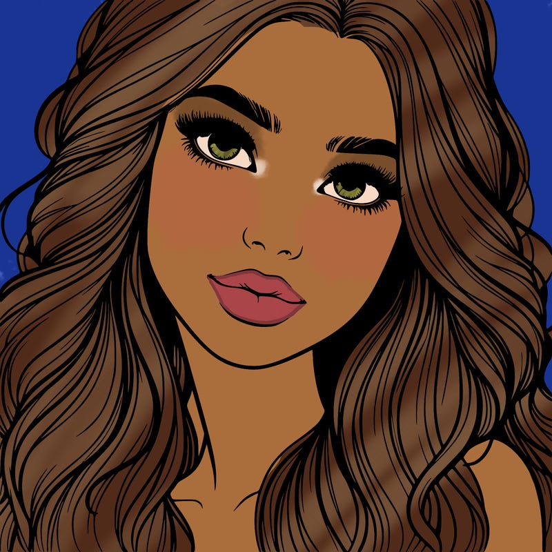 beautiful realistic girl