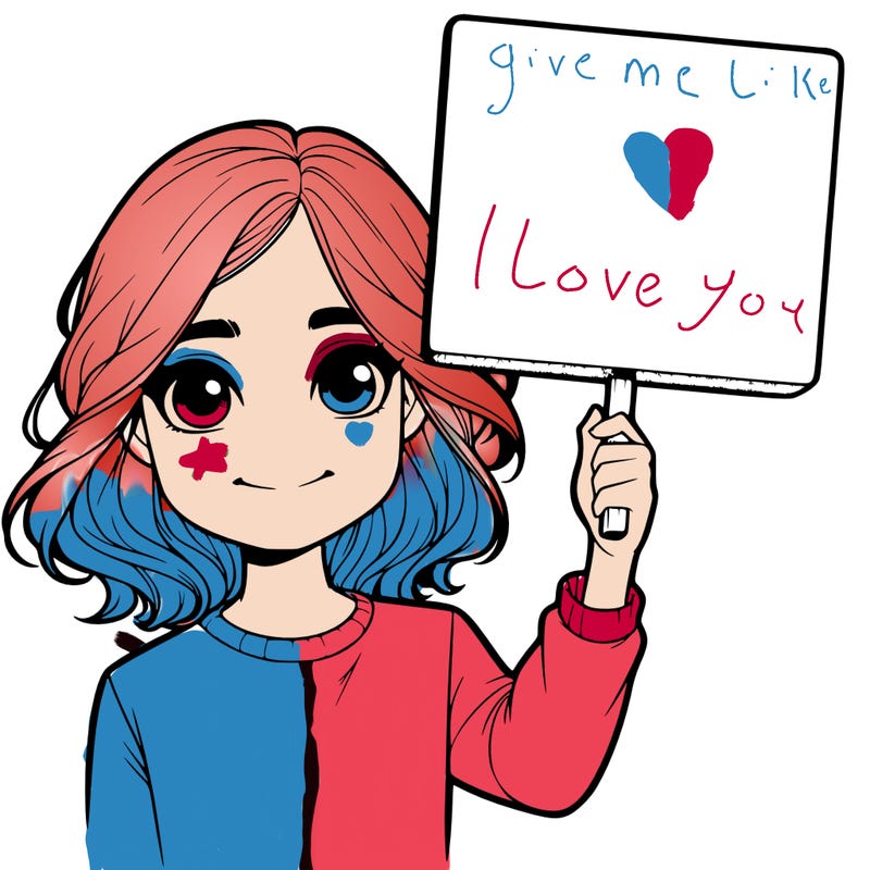 realistic girl holding up a sign