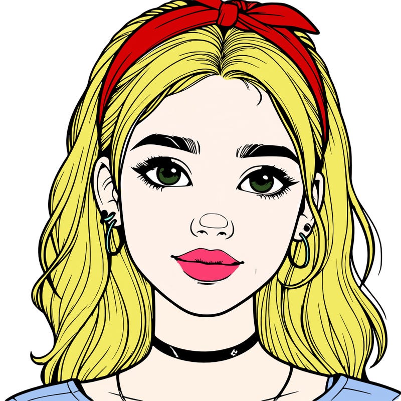 realistic teenage girl