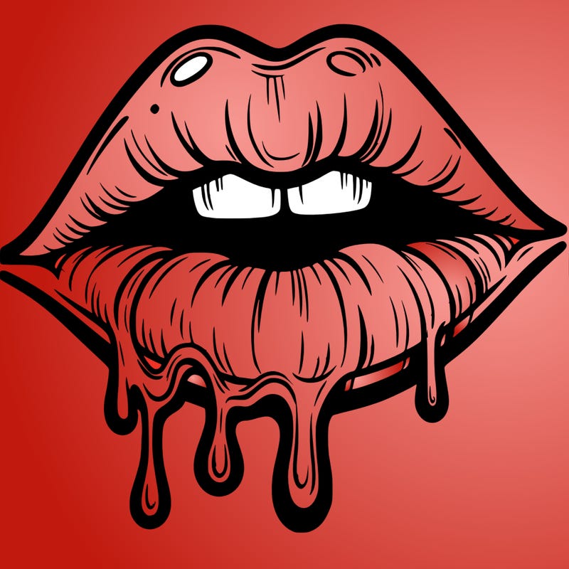 lips that look realistic and drip