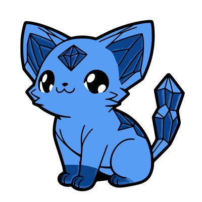 crystal kitten