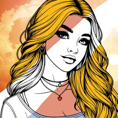 detailed realistic girl