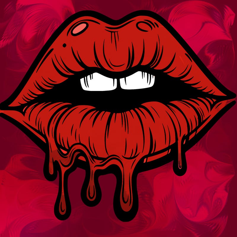 lips that look realistic and drip