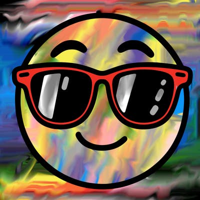emoji with sunglasses