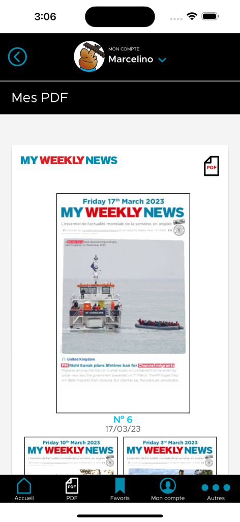 My Weekly News - A digital library of My Weekly News PDF issues for children showing current events in English.