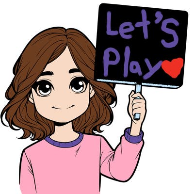 realistic girl holding up a sign