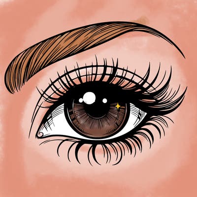 a beautiful eye