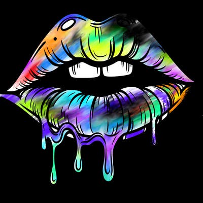 lips that look realistic and drip