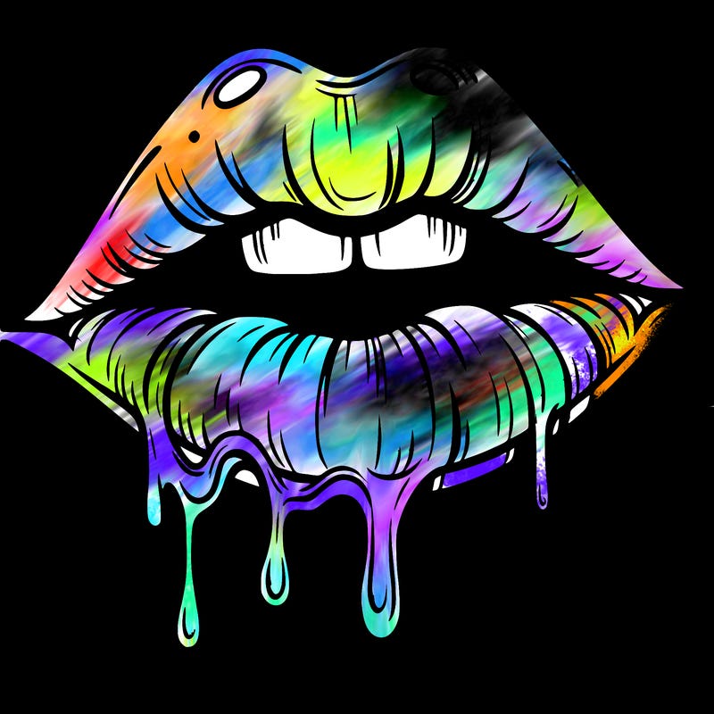 lips that look realistic and drip