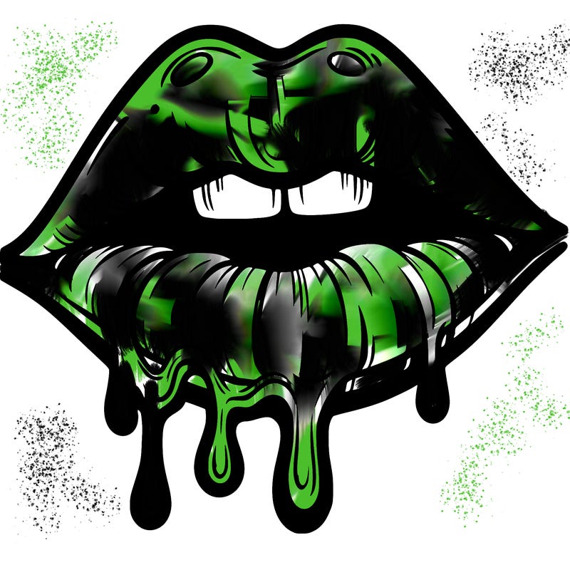 lips that look realistic and drip