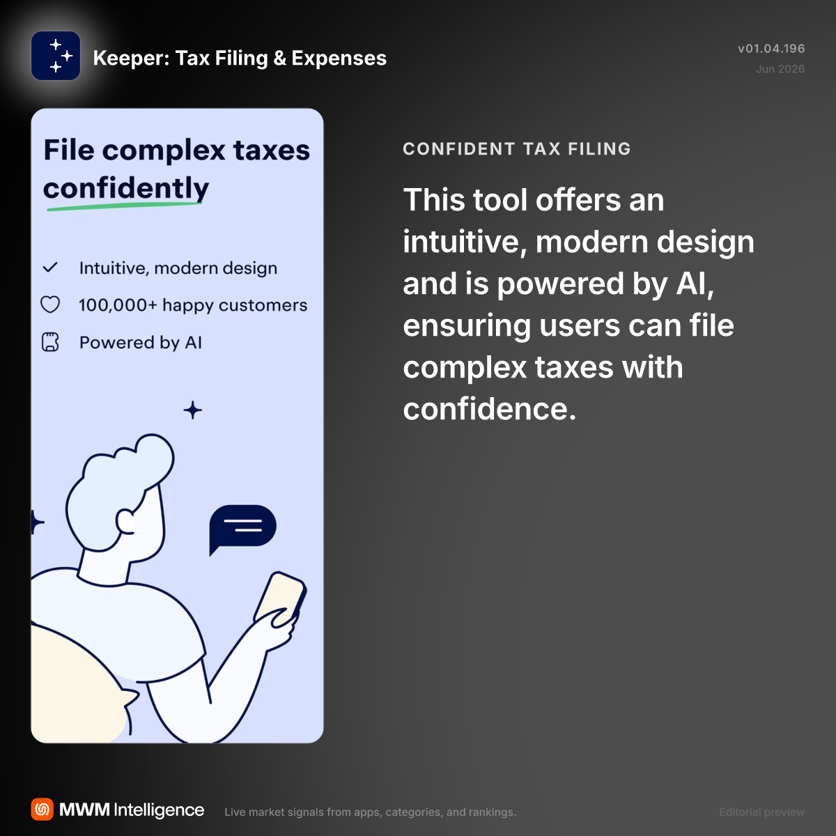 Keeper: Tax Filing & Expenses - Finance App | MWM