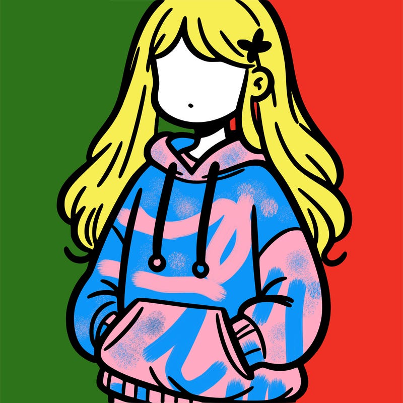 girl in sweatshirt