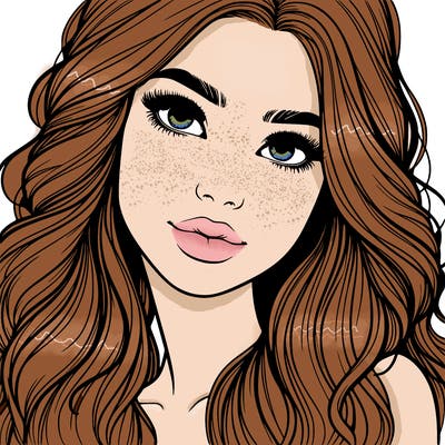 beautiful realistic girl