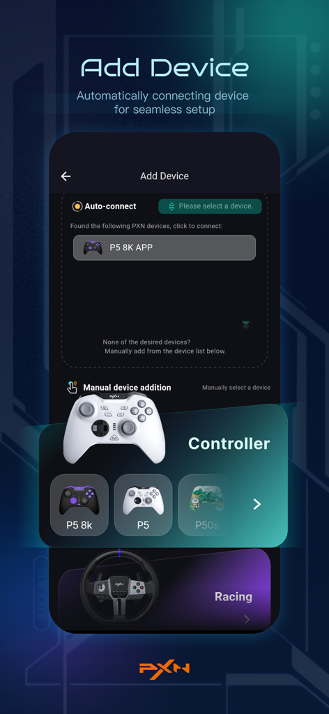 PXN NEXUS: Gear Up for Game - 