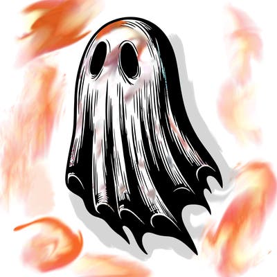 realistic creepy ghost