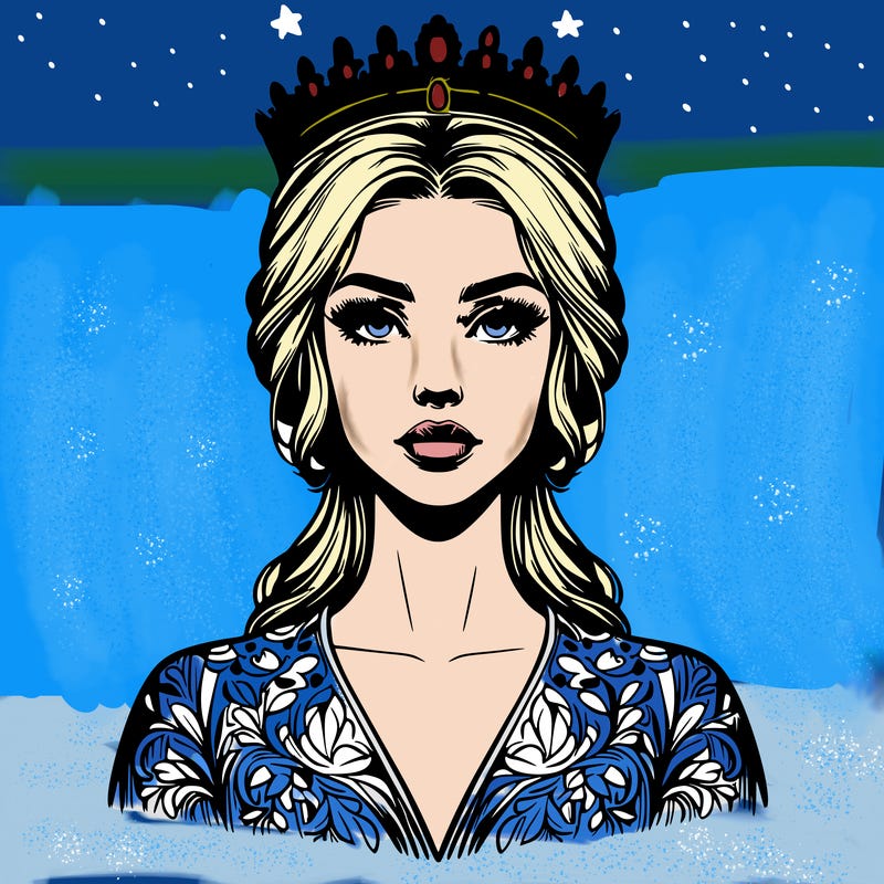 realistic beautiful queen