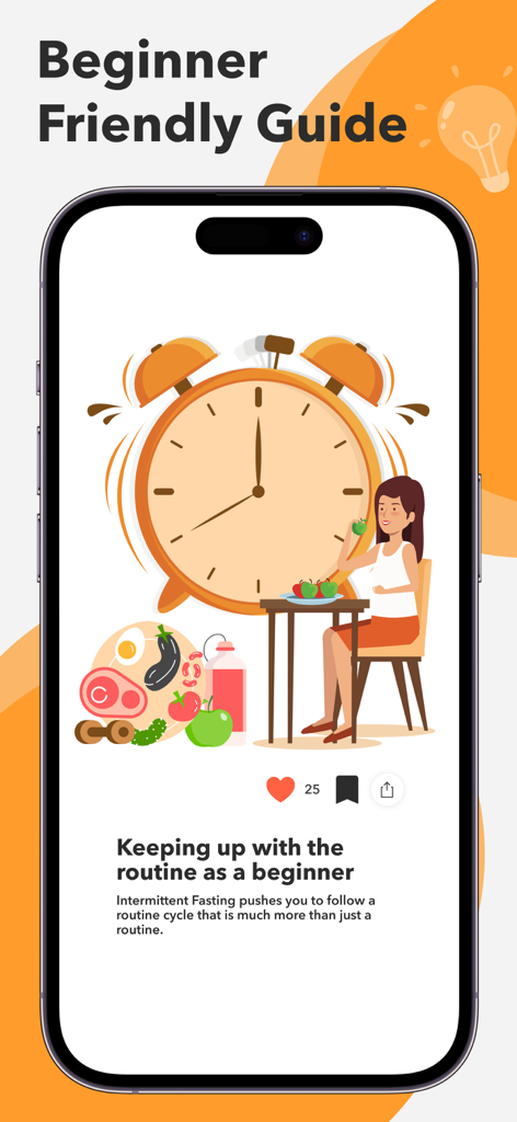 Fast: Intermittent Fasting App - Una guía amigable para principiantes en la app Fast que muestra cómo seguir una rutina de ayuno intermitente.