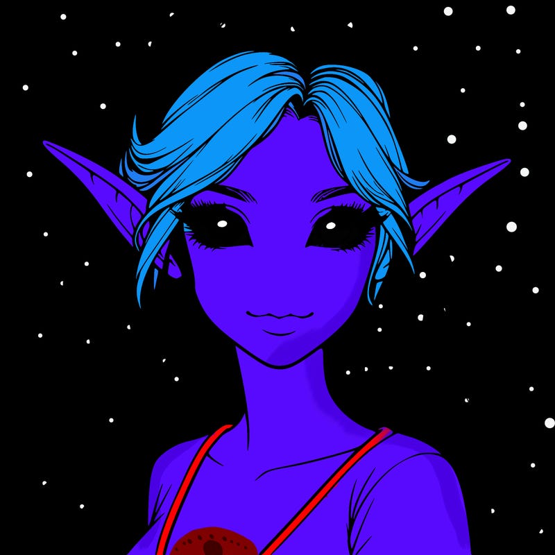 a beautiful realistic elf girl