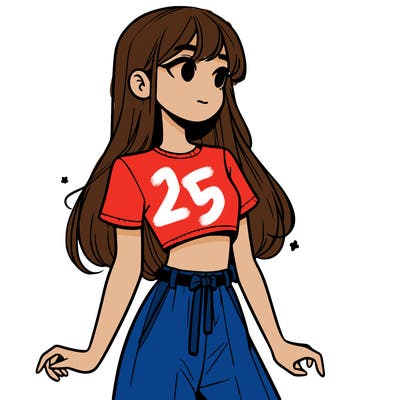 girl in a cute crop top