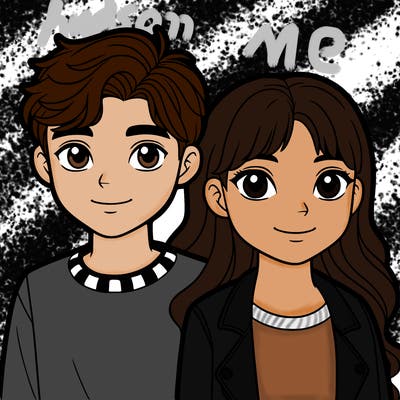 😍🥰 boy and girl that are both realistic and teens
