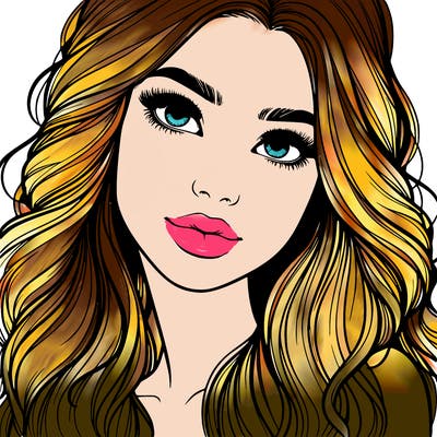 beautiful realistic girl