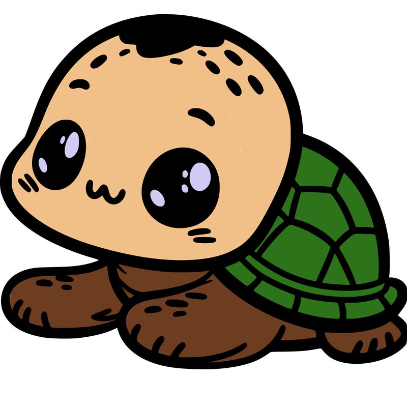 a cute baby turtle