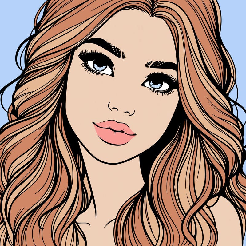 beautiful realistic girl