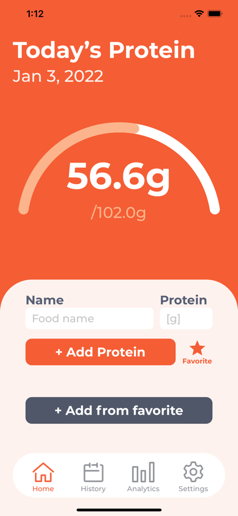 Protein Log - Health & Fitness App | MWM