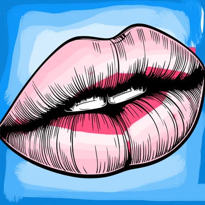 realistic lips