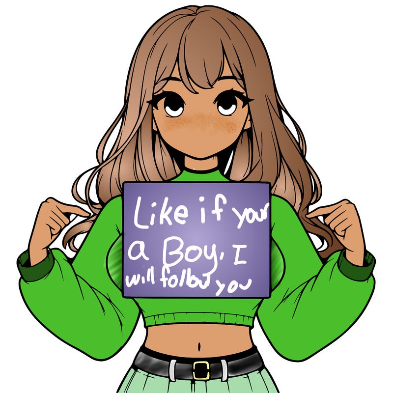 girl holding a blank sign in a long sleeve crop top