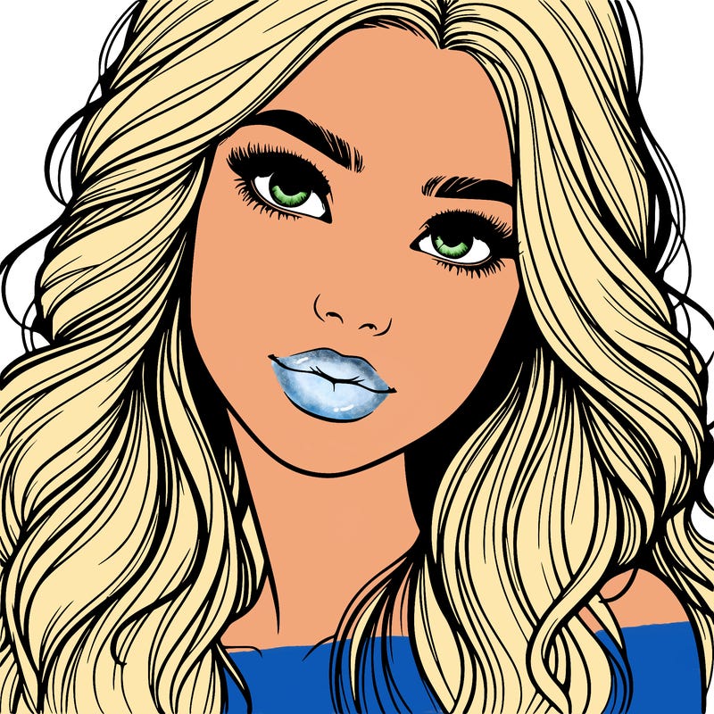 beautiful realistic girl