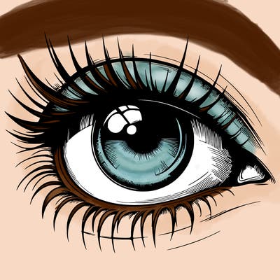 realistic eye