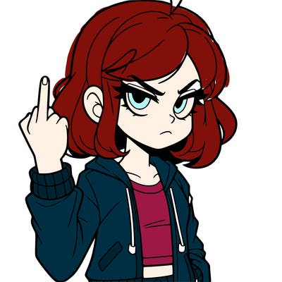 a rebellious girl