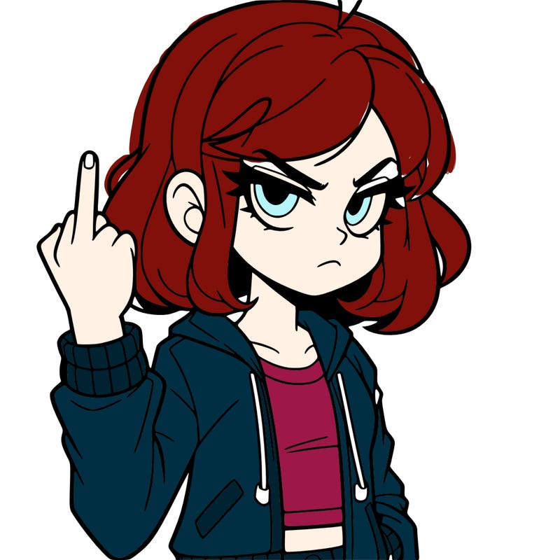 a rebellious girl
